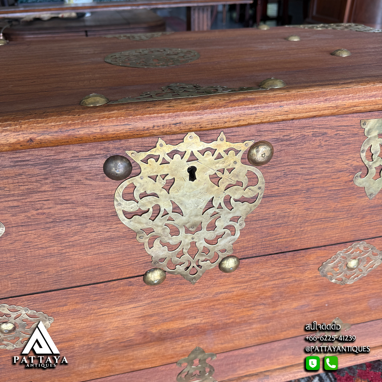 18th Century VOC Dutch Colonial Chest