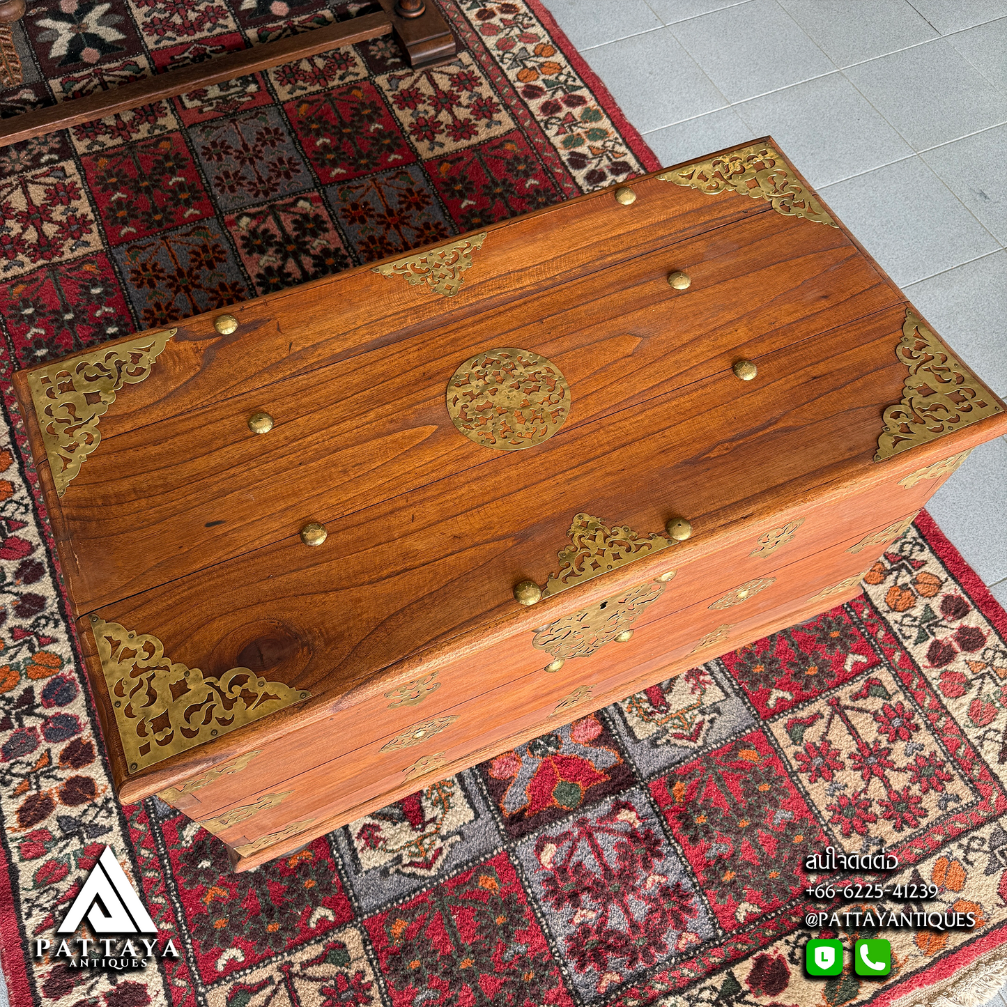 18th Century VOC Dutch Colonial Chest