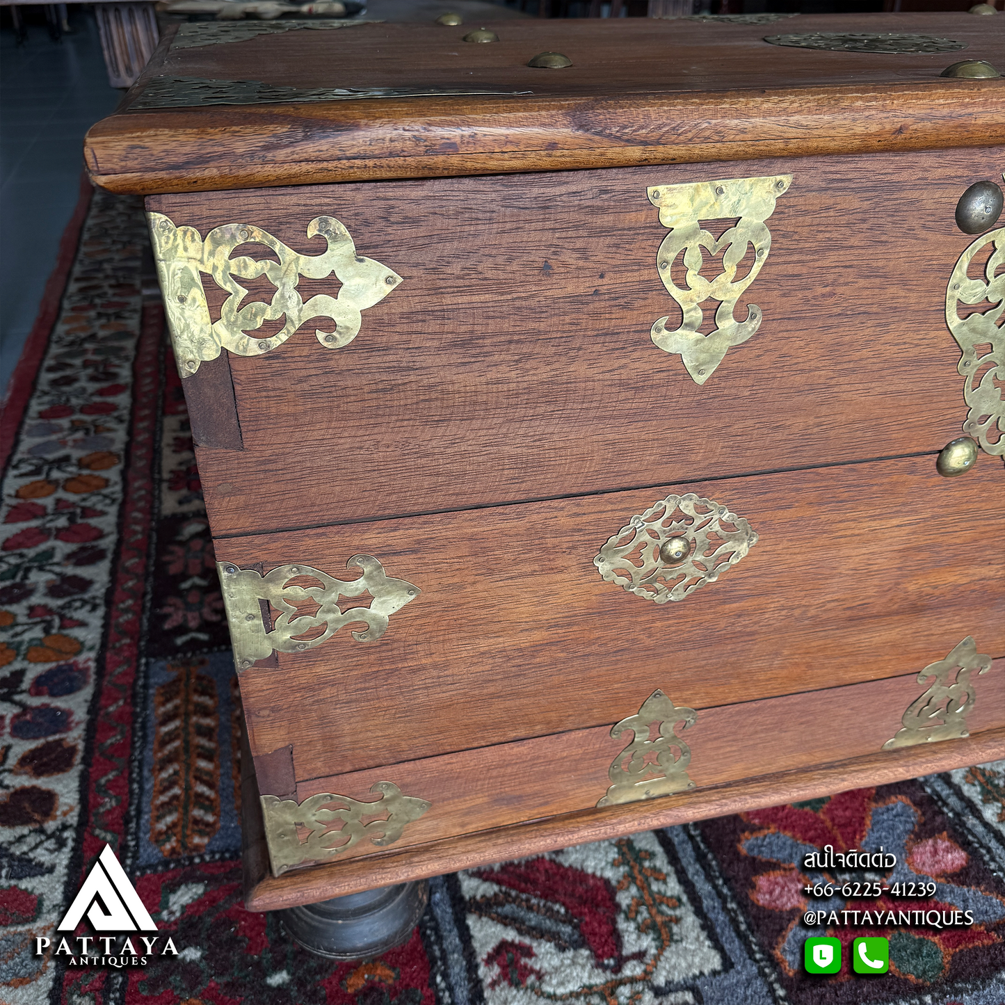 18th Century VOC Dutch Colonial Chest