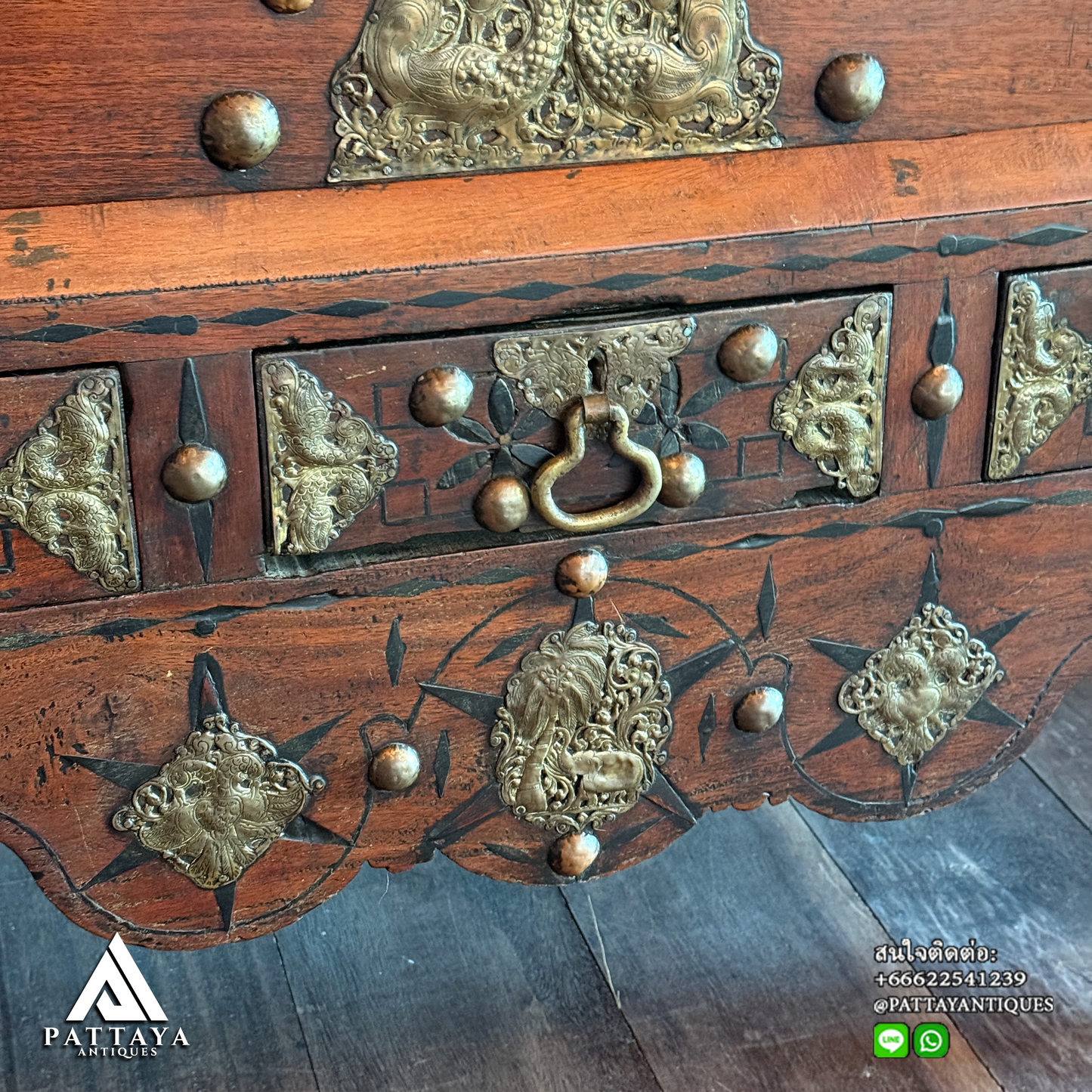 18th Century Dutch East Indies Colonial chest