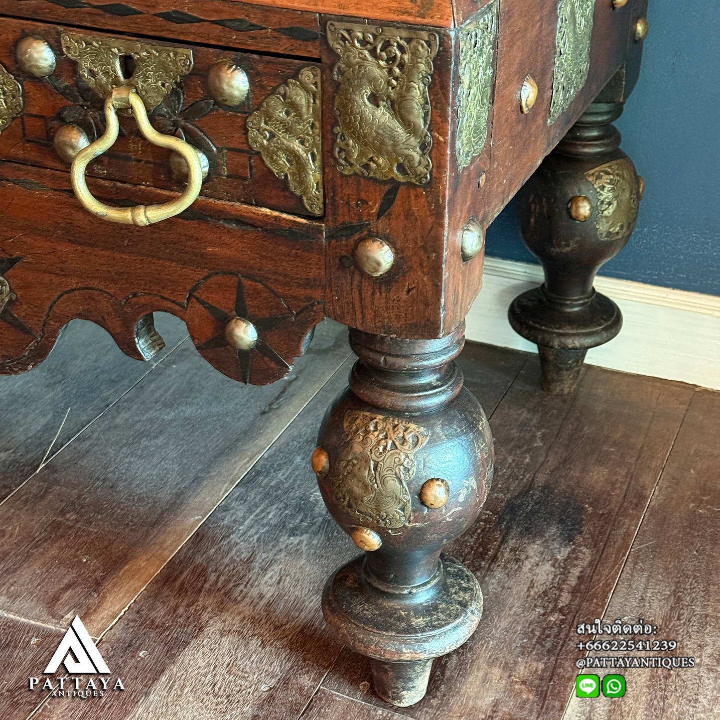 18th Century Dutch East Indies Colonial chest