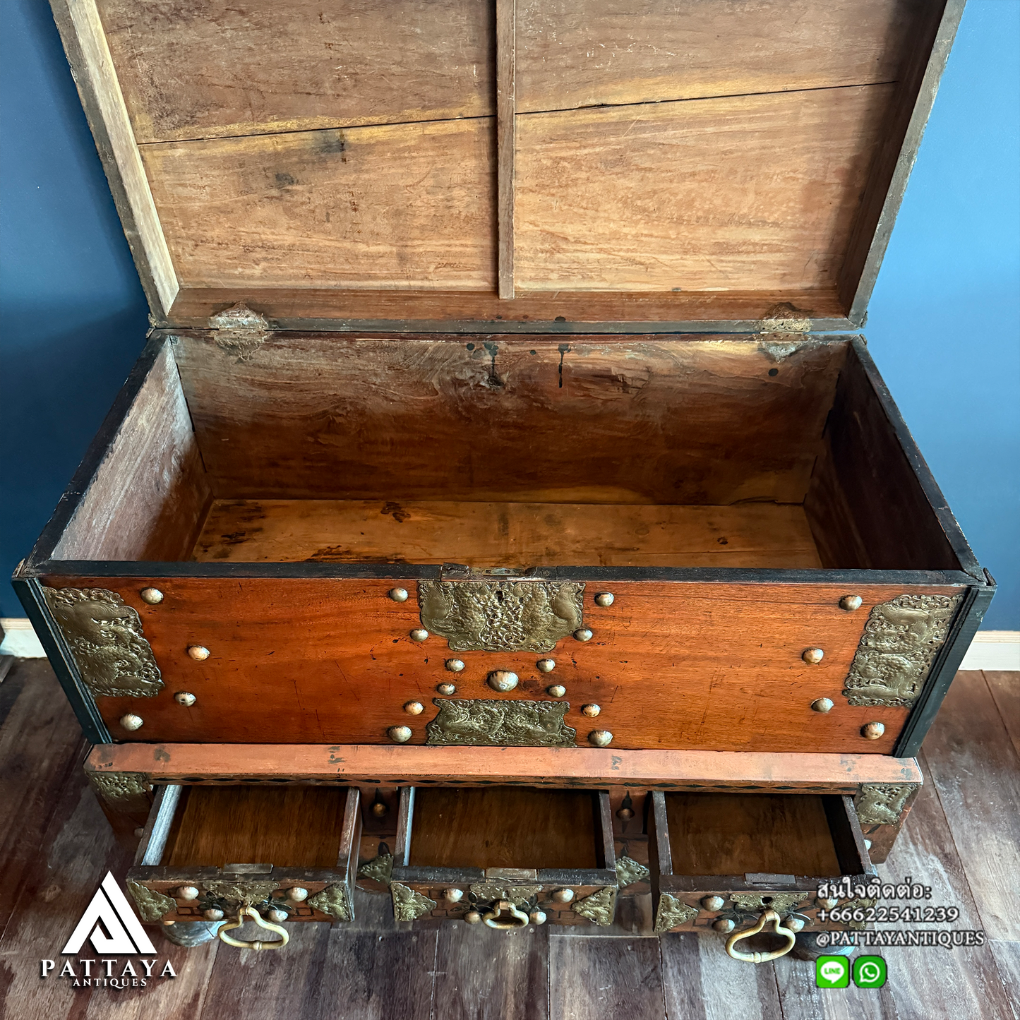 18th Century Dutch East Indies Colonial chest
