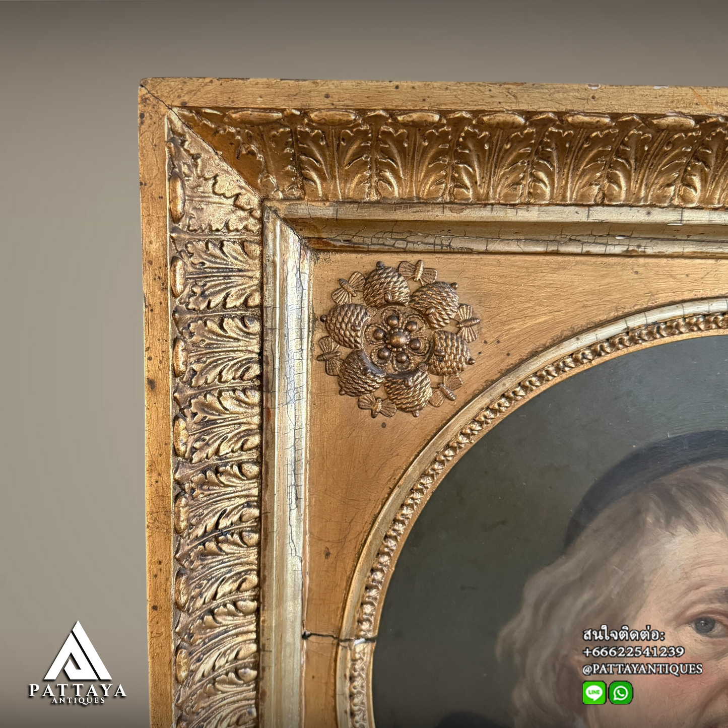 18th Century oil on panel depicting a Painter Master