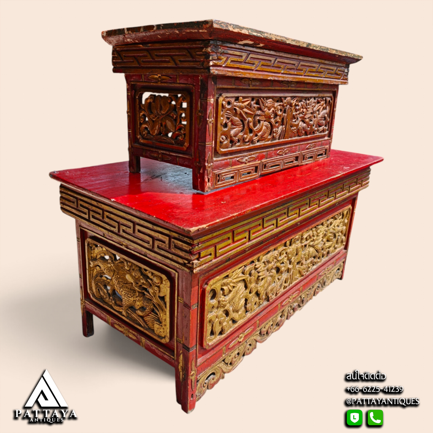 19th Century Foldable Altar Tables