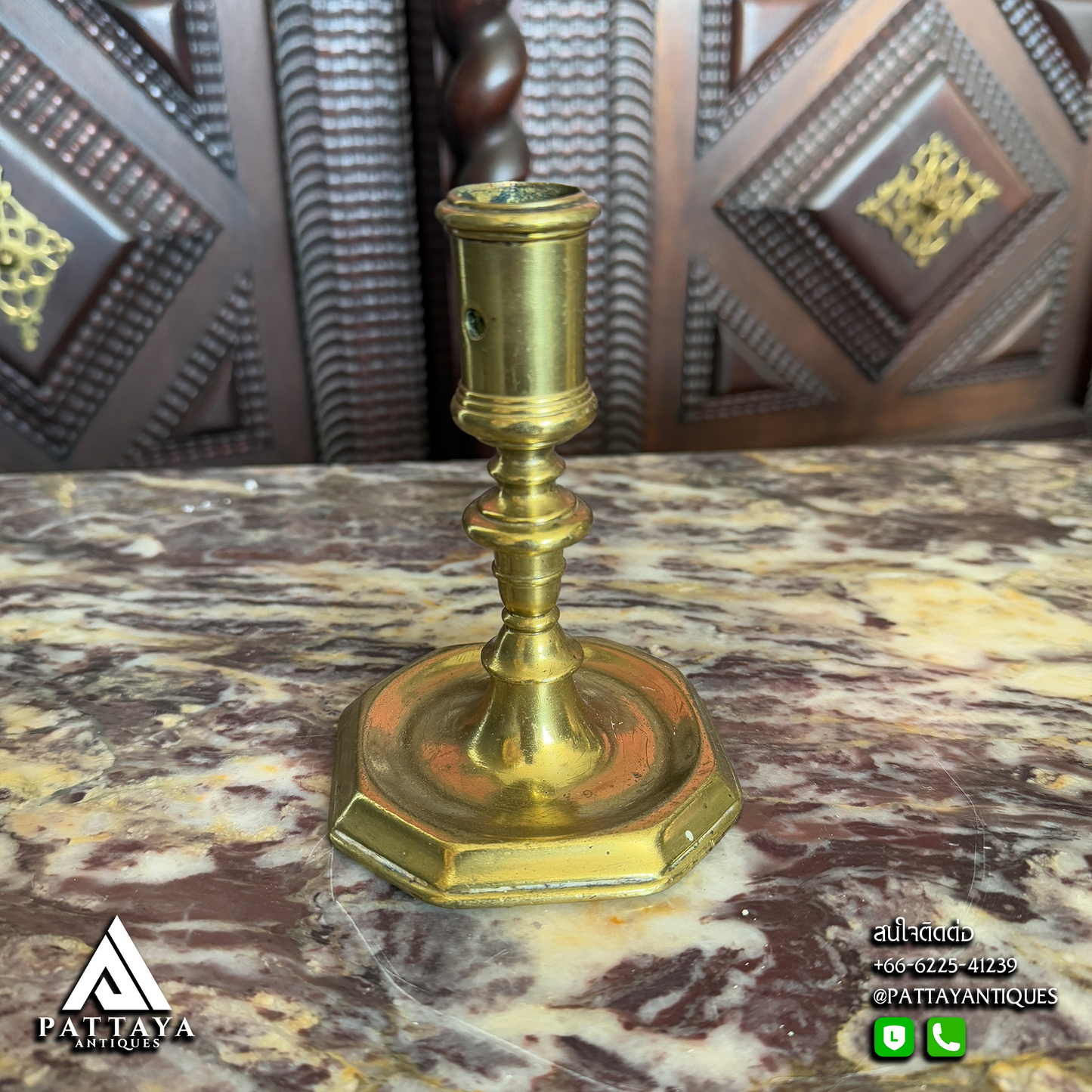 2 Antique Candle Holders