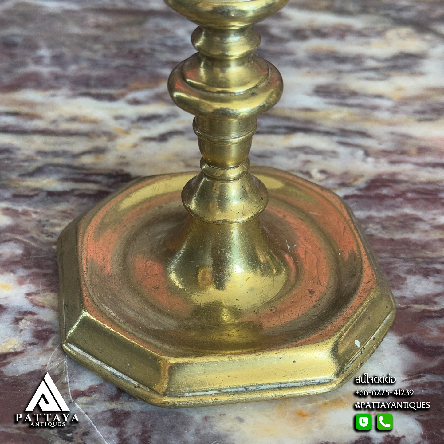 2 Antique Candle Holders
