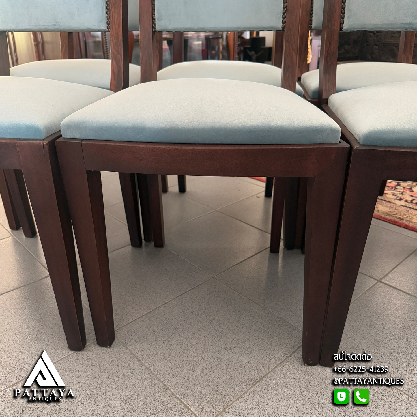 6 Art Deco Dining Chairs