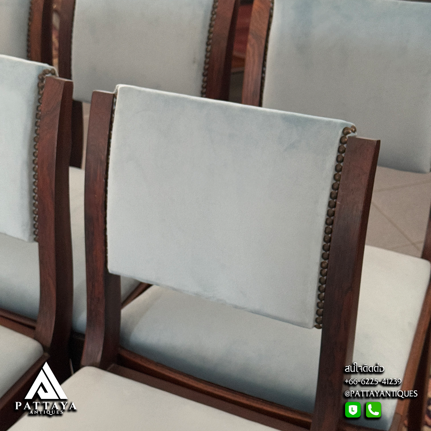 6 Art Deco Dining Chairs