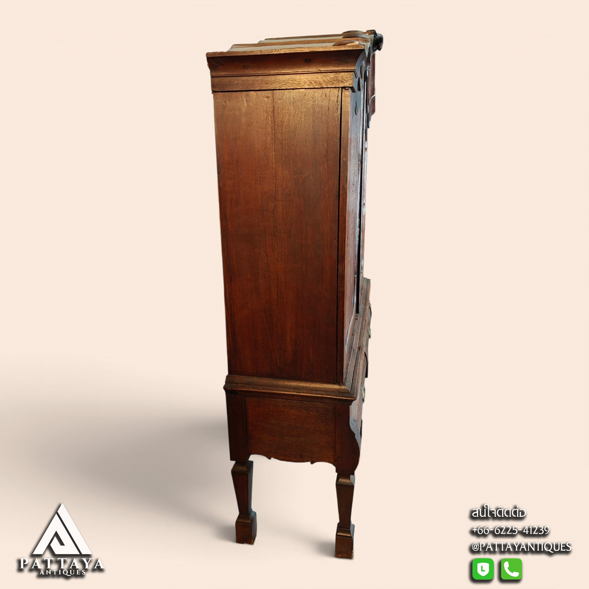 18th Century Dutch Oak Linen Cabinet