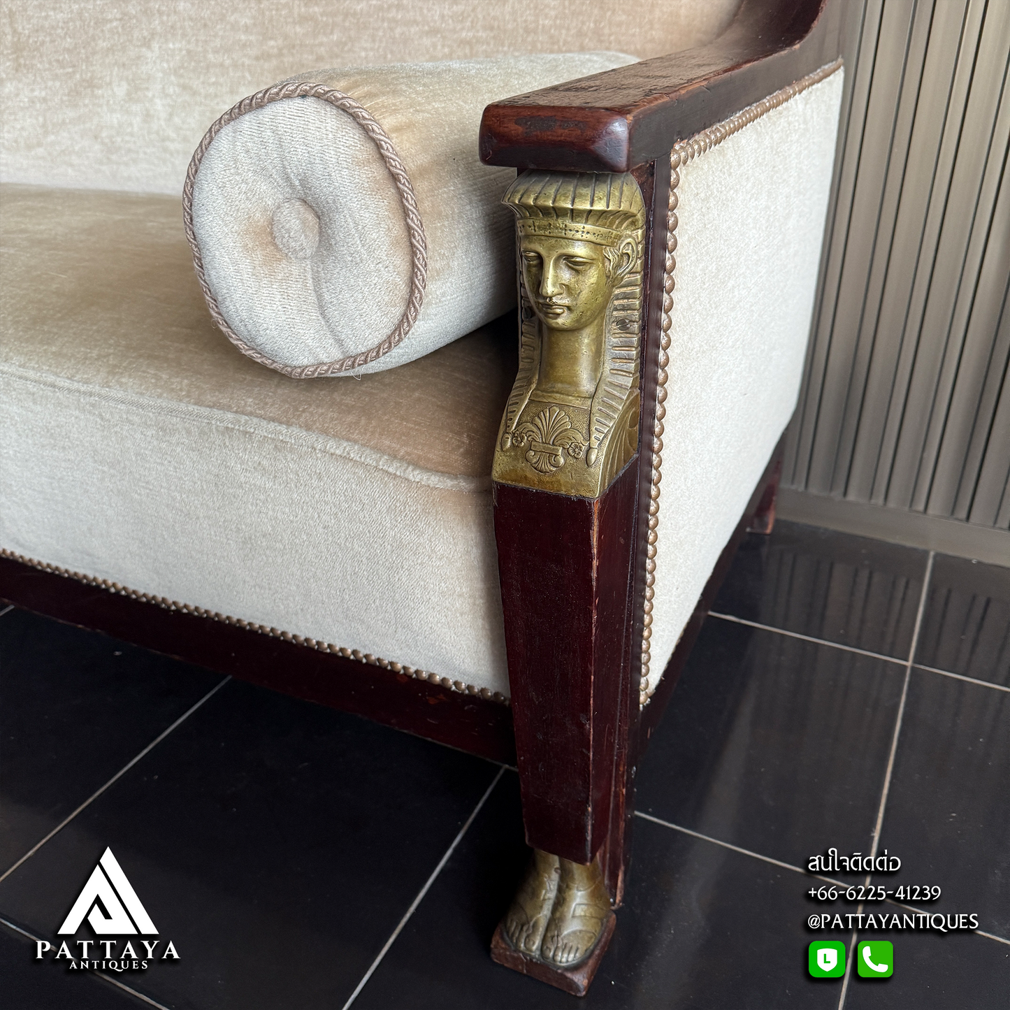 Antique Empire Style Sofa