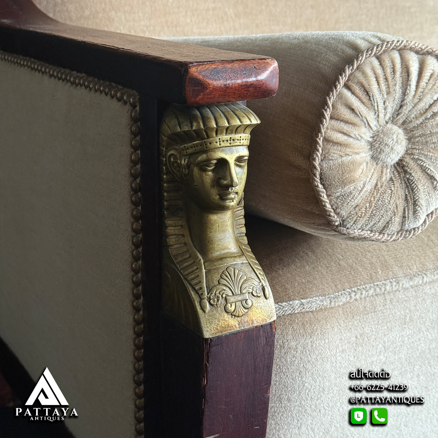 Antique Empire Style Sofa