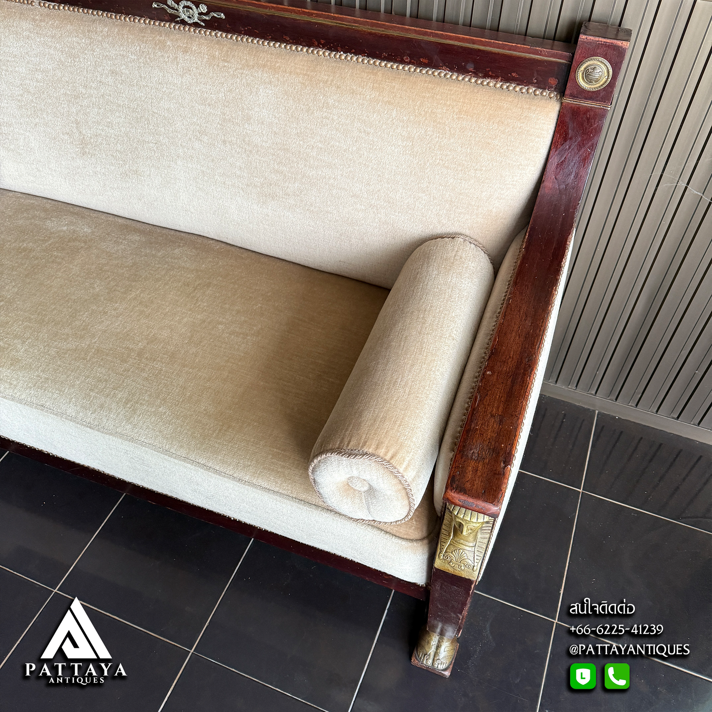 Antique Empire Style Sofa