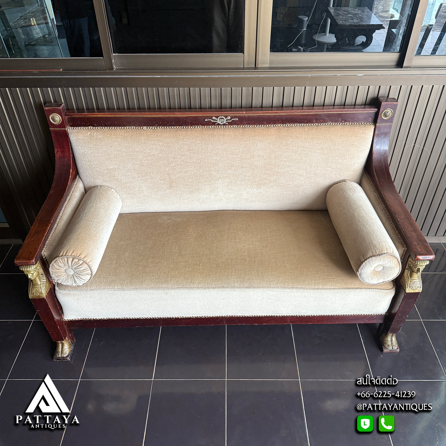 Antique Empire Style Sofa