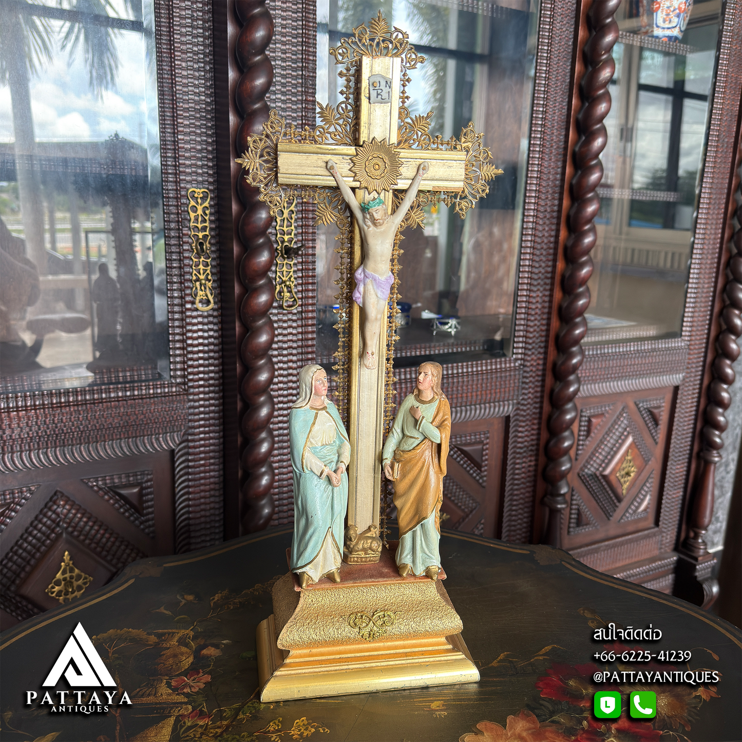 Antique Calvary Crucifix