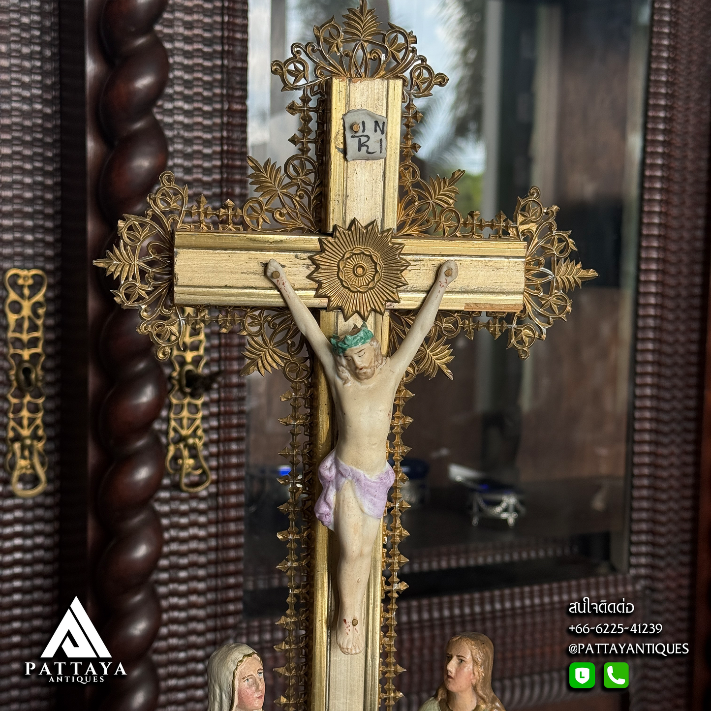 Antique Calvary Crucifix