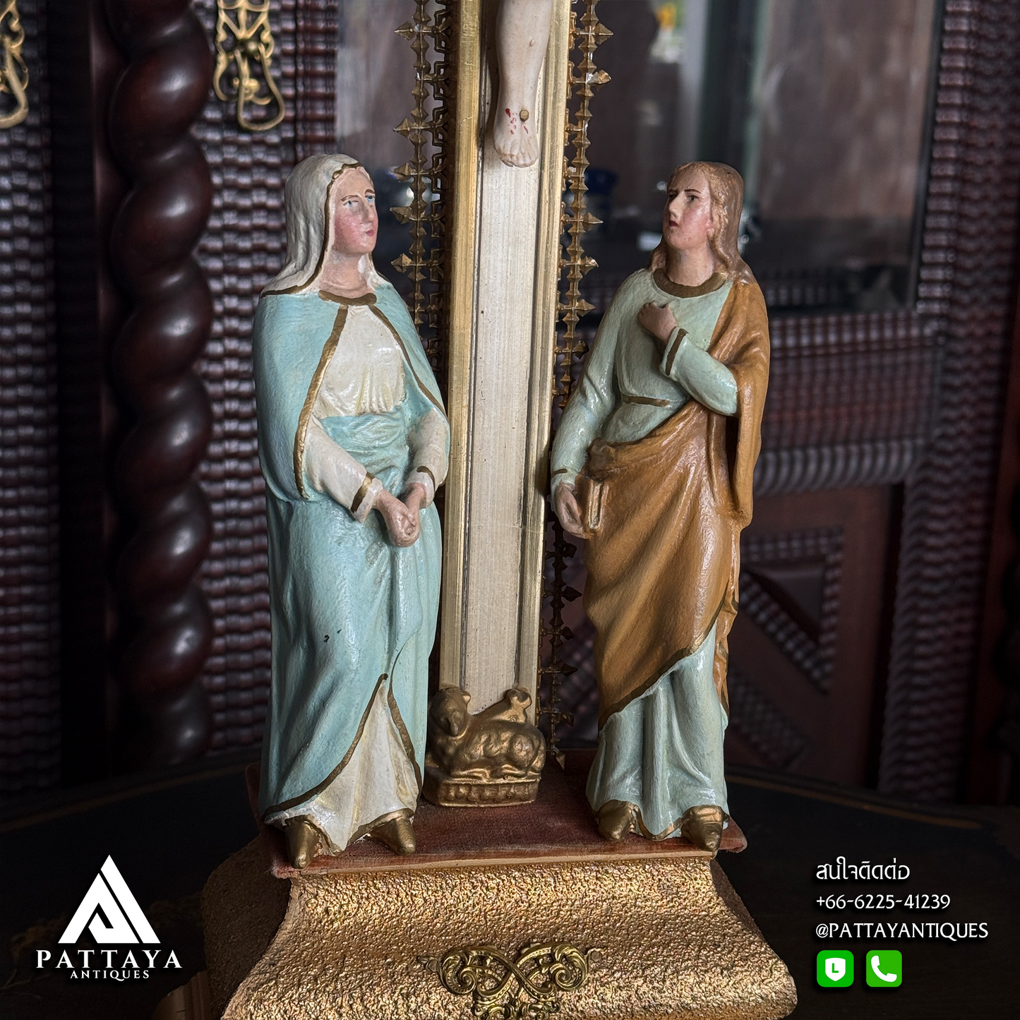 Antique Calvary Crucifix
