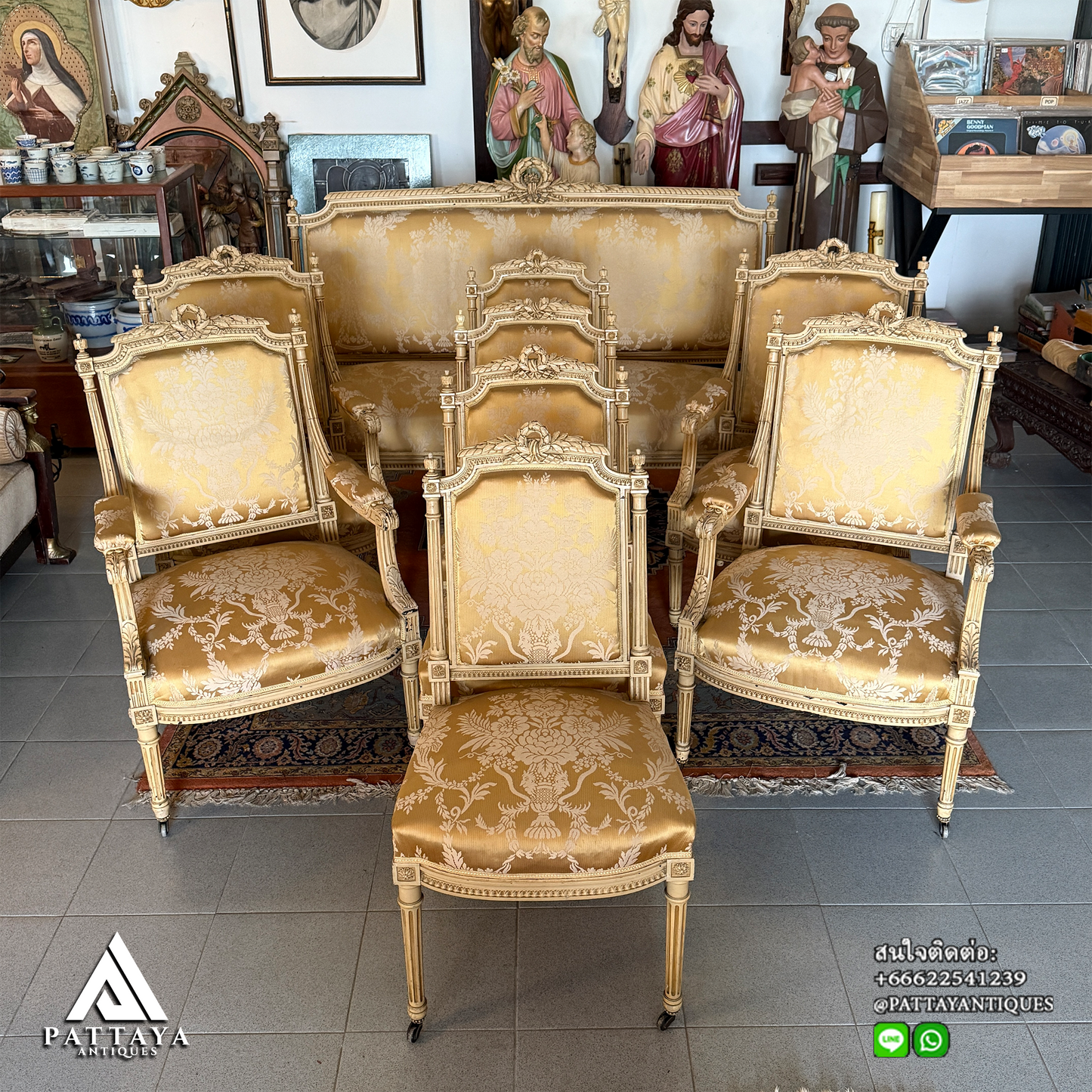 Antique French Louis XVI Salon set