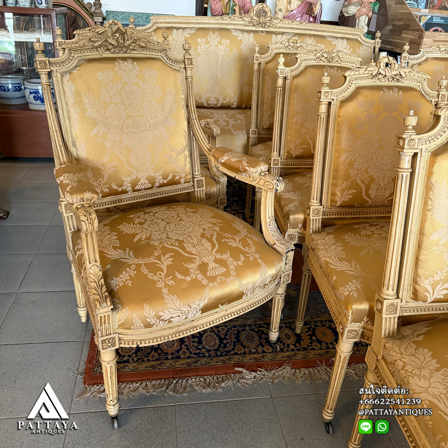 Antique French Louis XVI Salon set