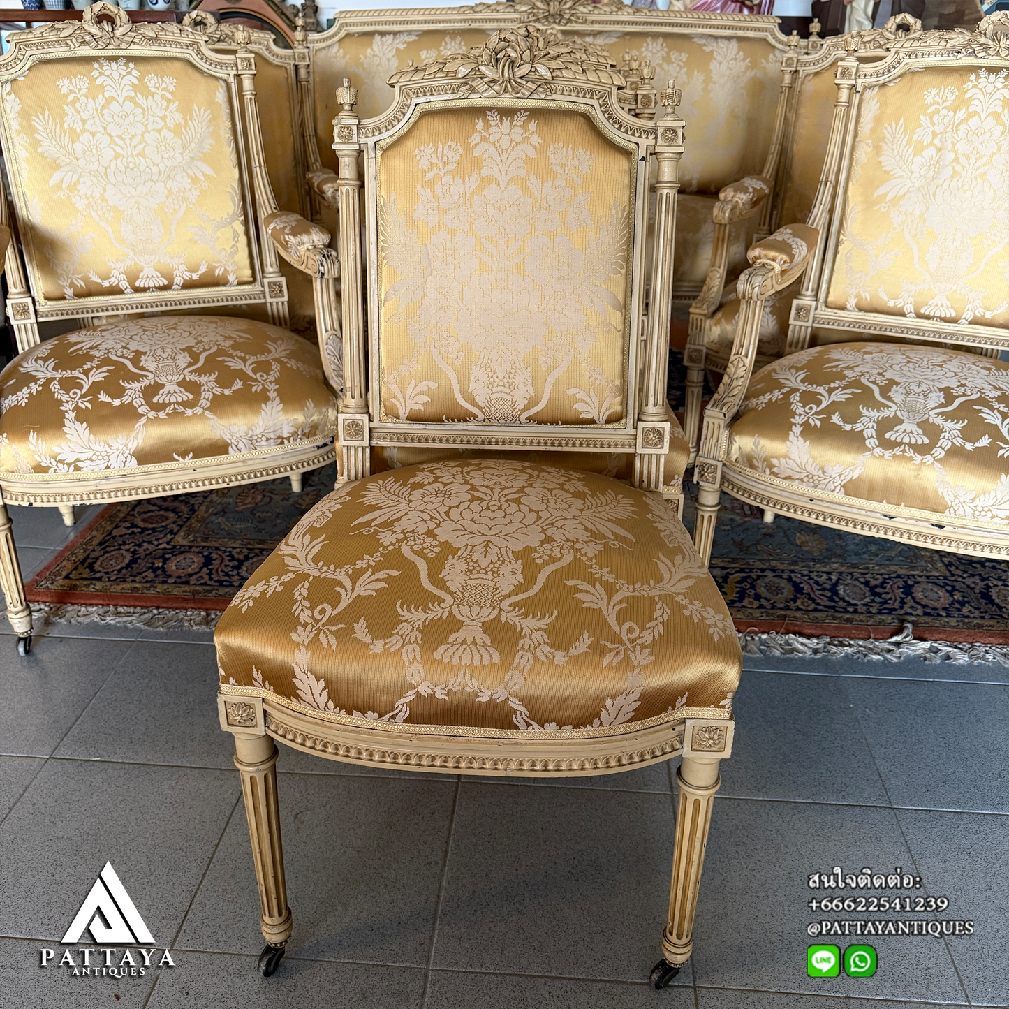 Antique French Louis XVI Salon set