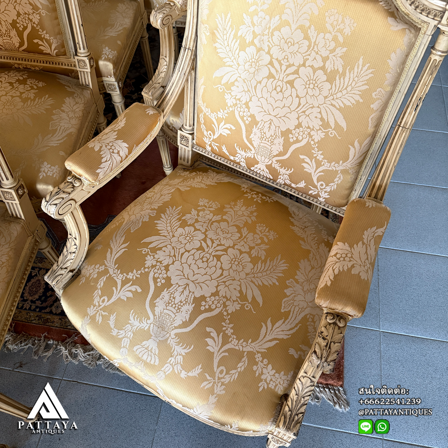 Antique French Louis XVI Salon set