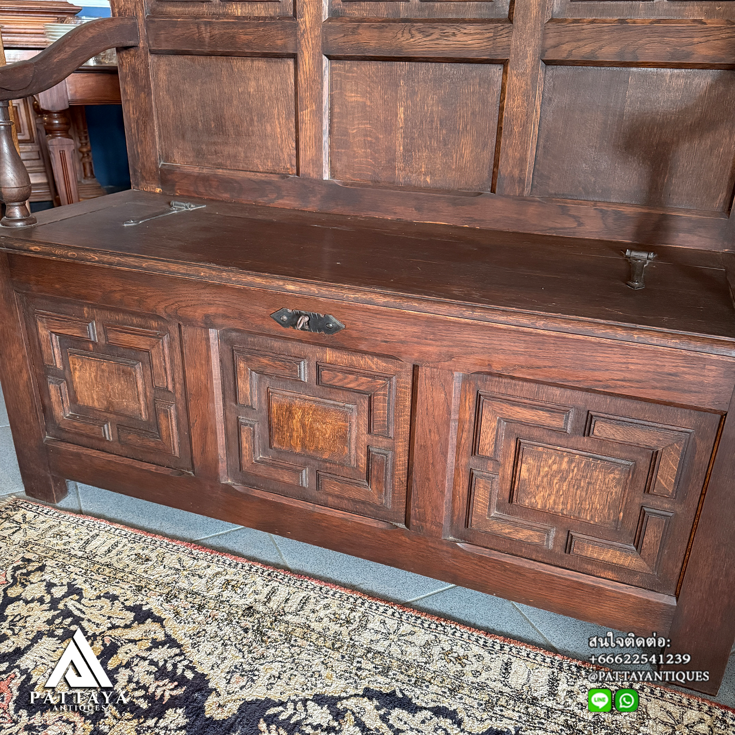 19th Century Hall Bench