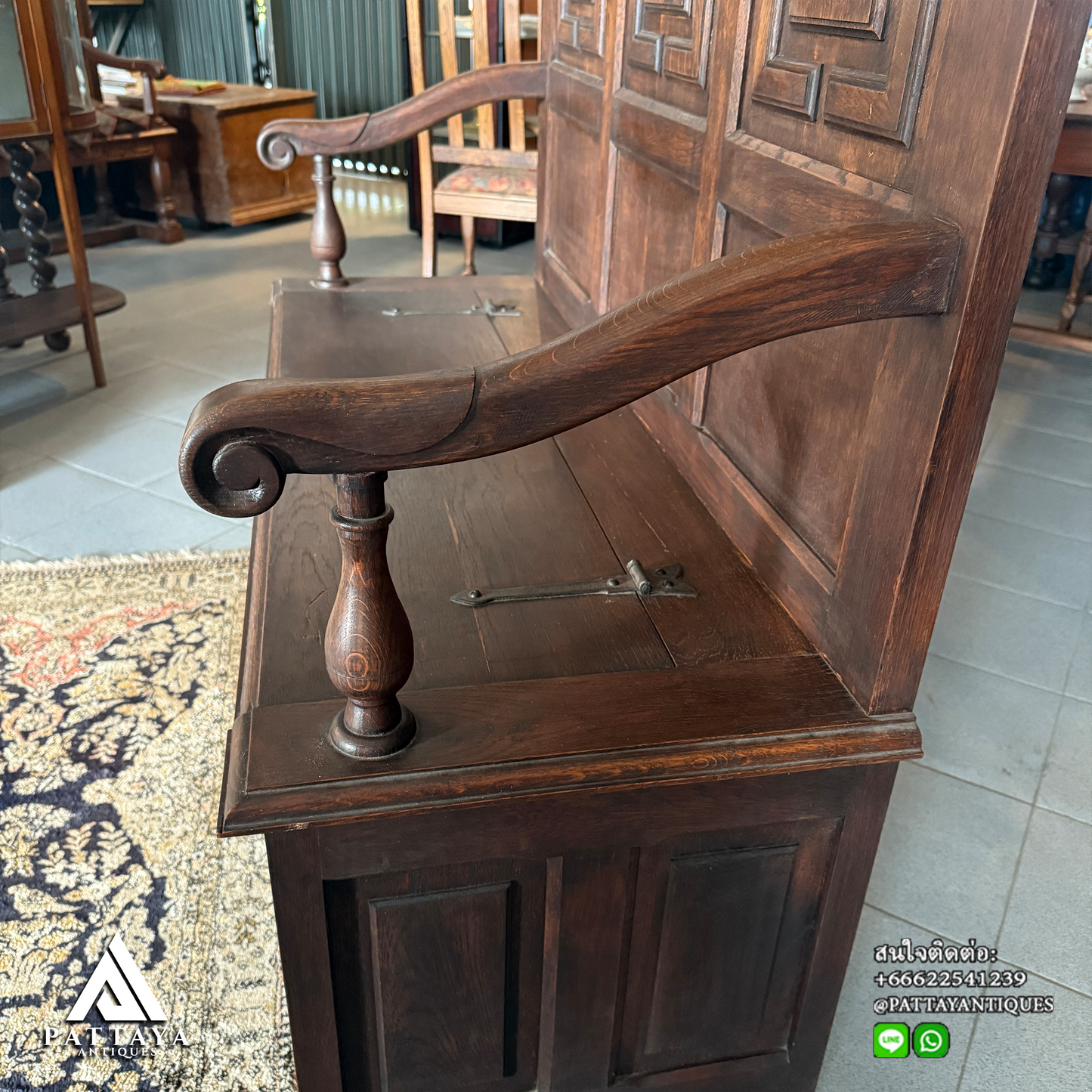 19th Century Hall Bench