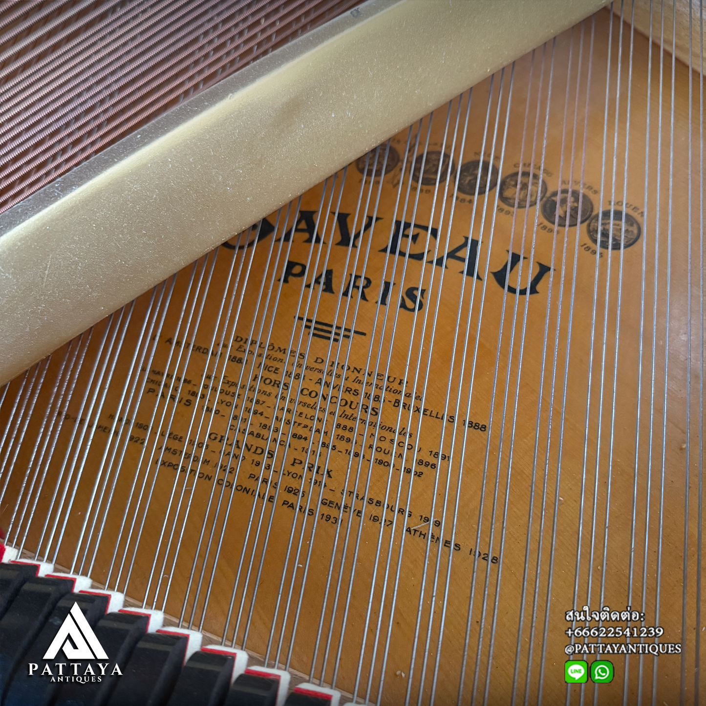 GAVEAU Paris Baby Grand Piano