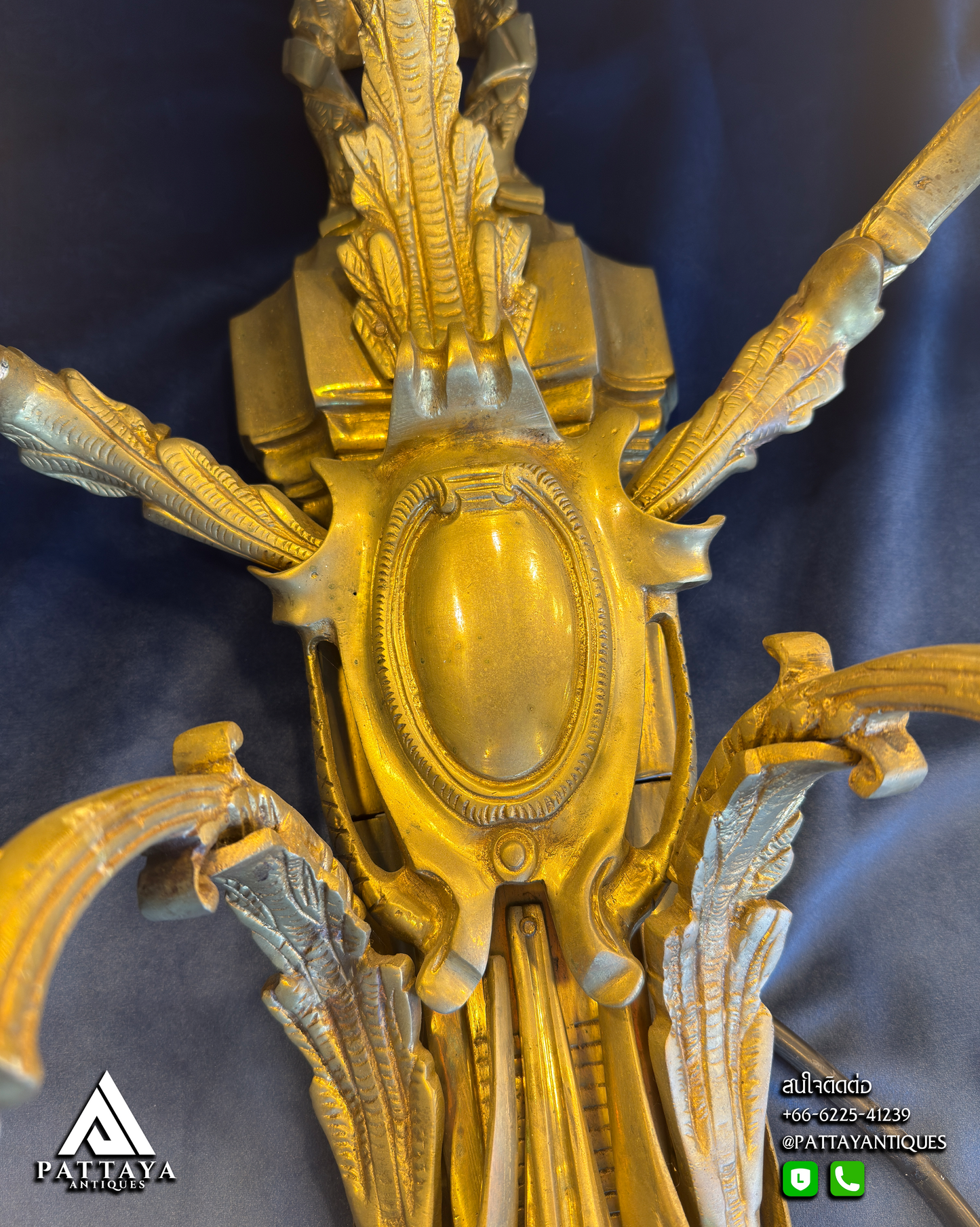 Pair of Gilt Bronze Louis XVI style Sconces