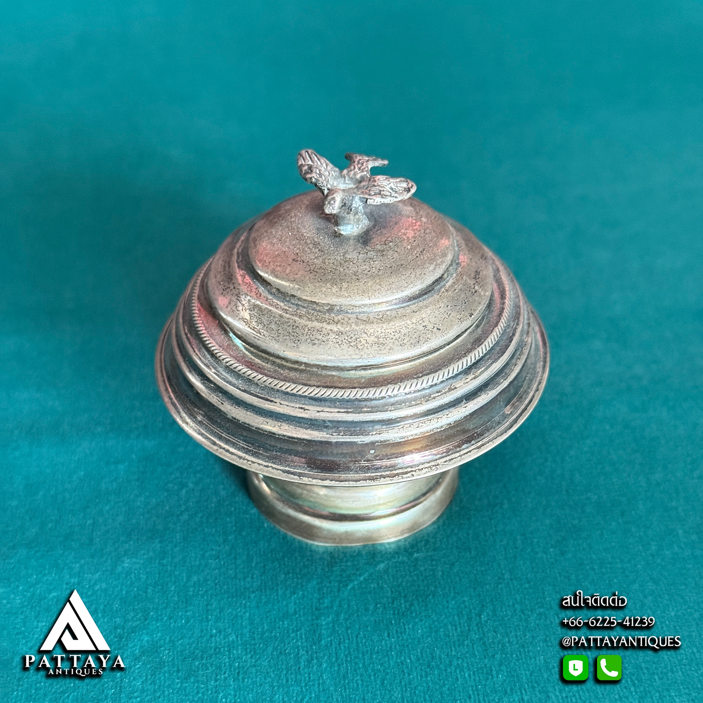 Vintage Sterling Silver Egyptian Salt Cellars