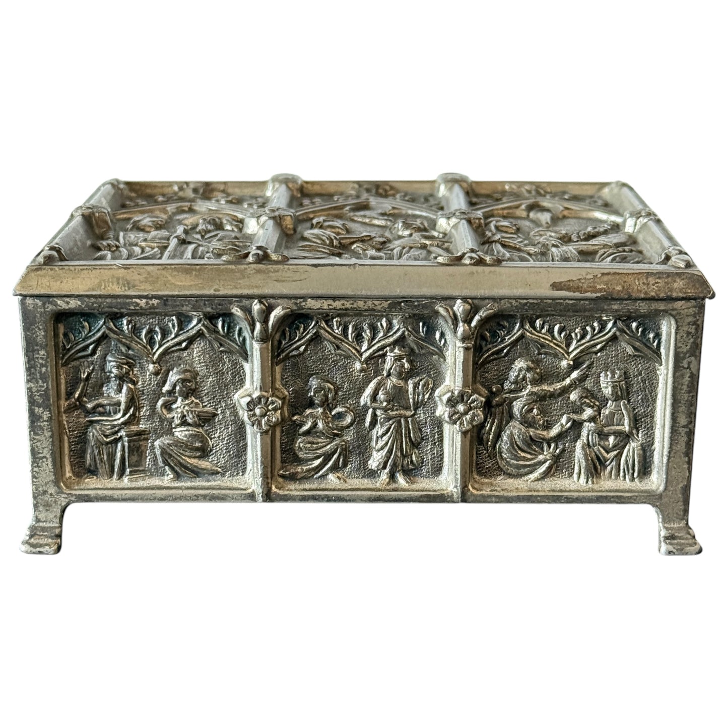 Decorative Religious alloy storage box