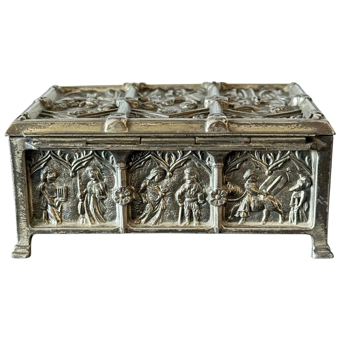 Decorative Religious alloy storage box