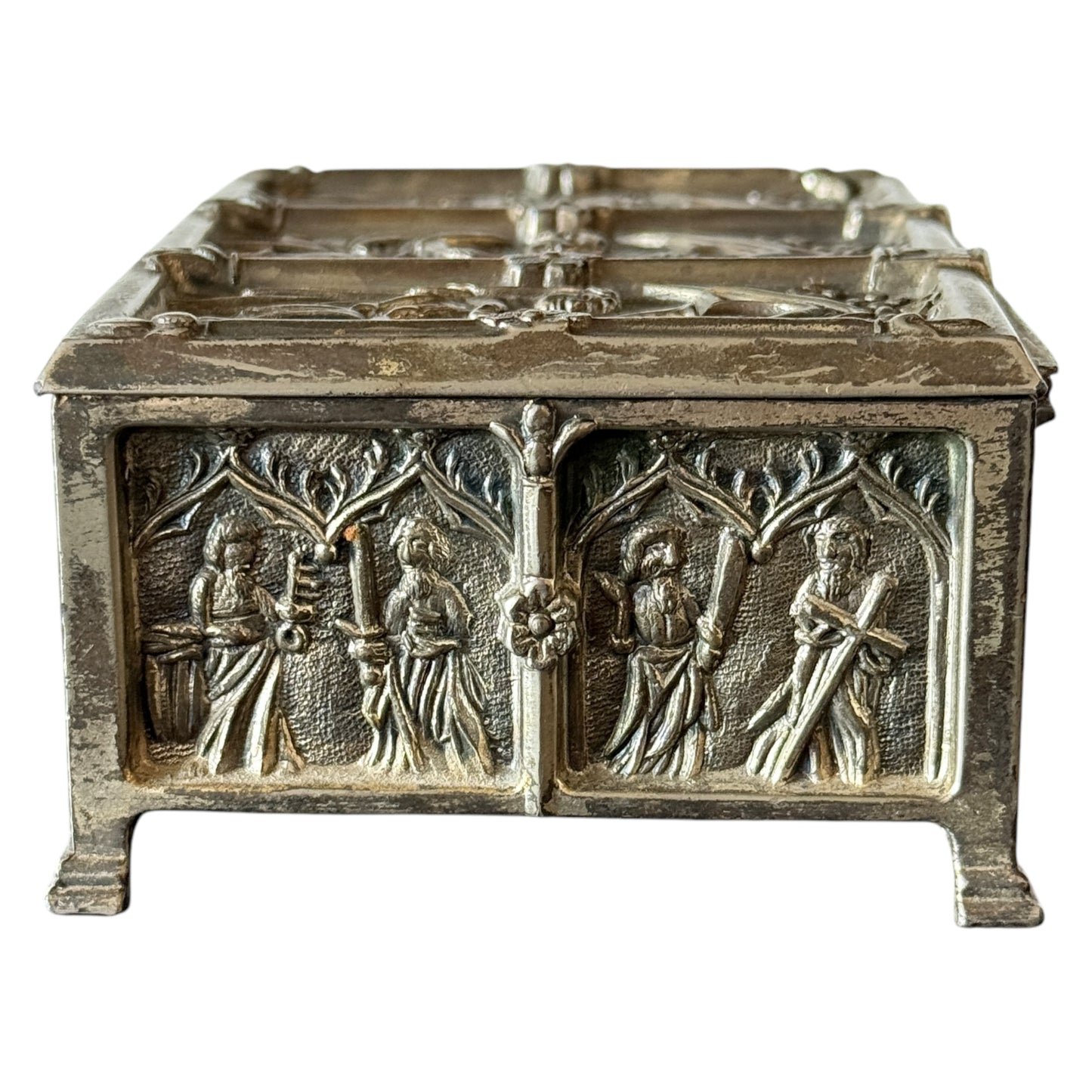Decorative Religious alloy storage box