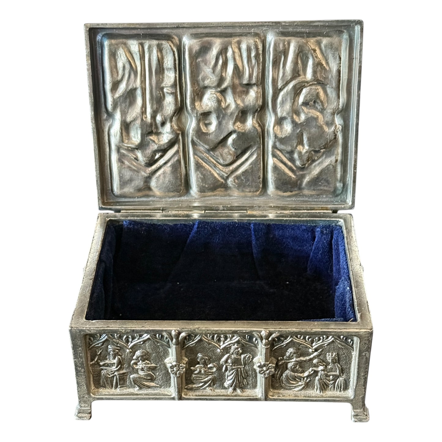 Decorative Religious alloy storage box