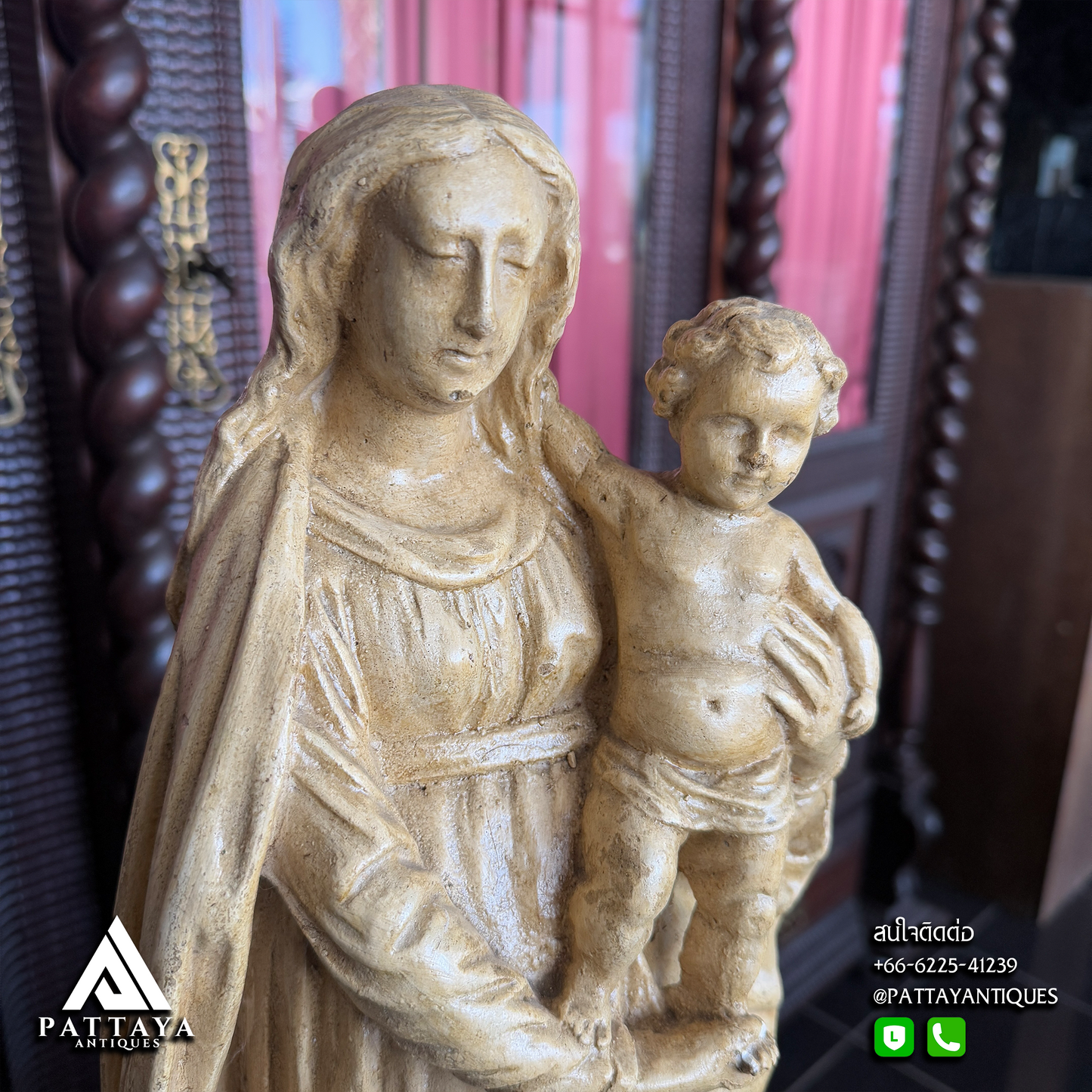 Plaster Virgin Mary