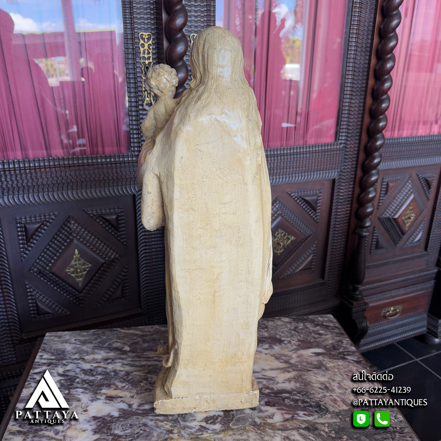 Plaster Virgin Mary