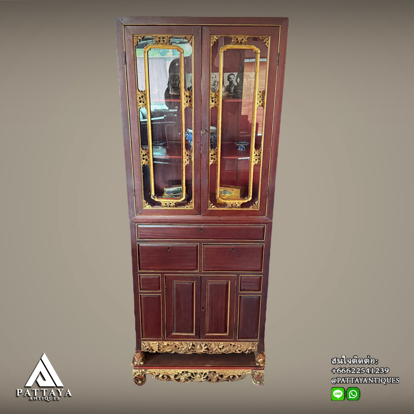 Small Antique Peranakan cabinet