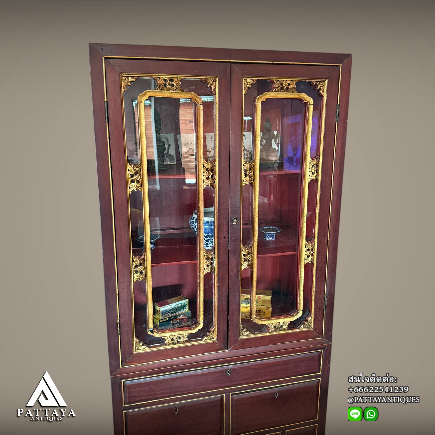 Small Antique Peranakan cabinet