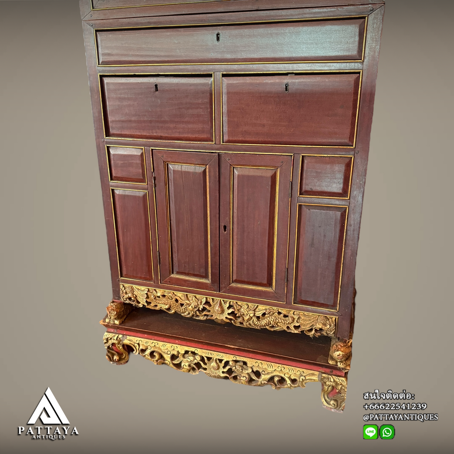 Small Antique Peranakan cabinet