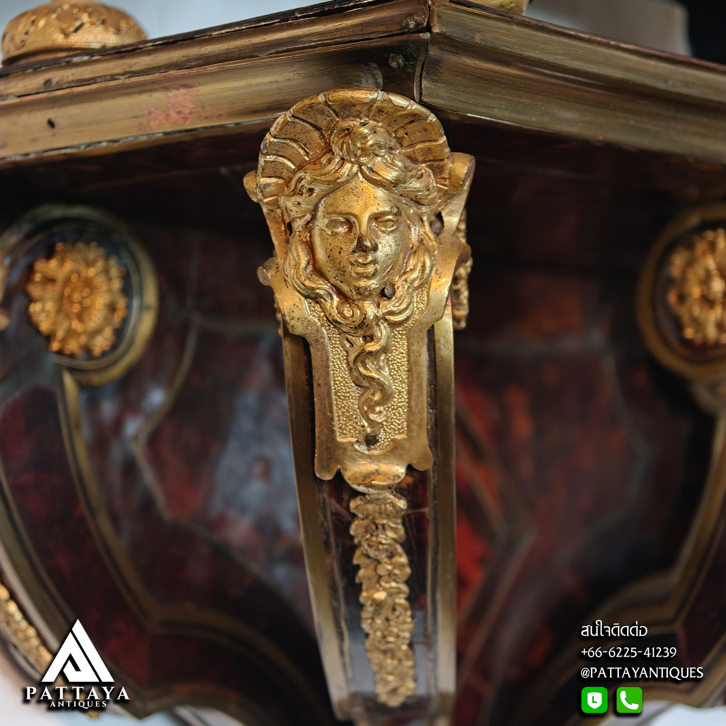 18th Century Large Boulle Cartel Wall Clock By Jacques Cogniet (Paris)