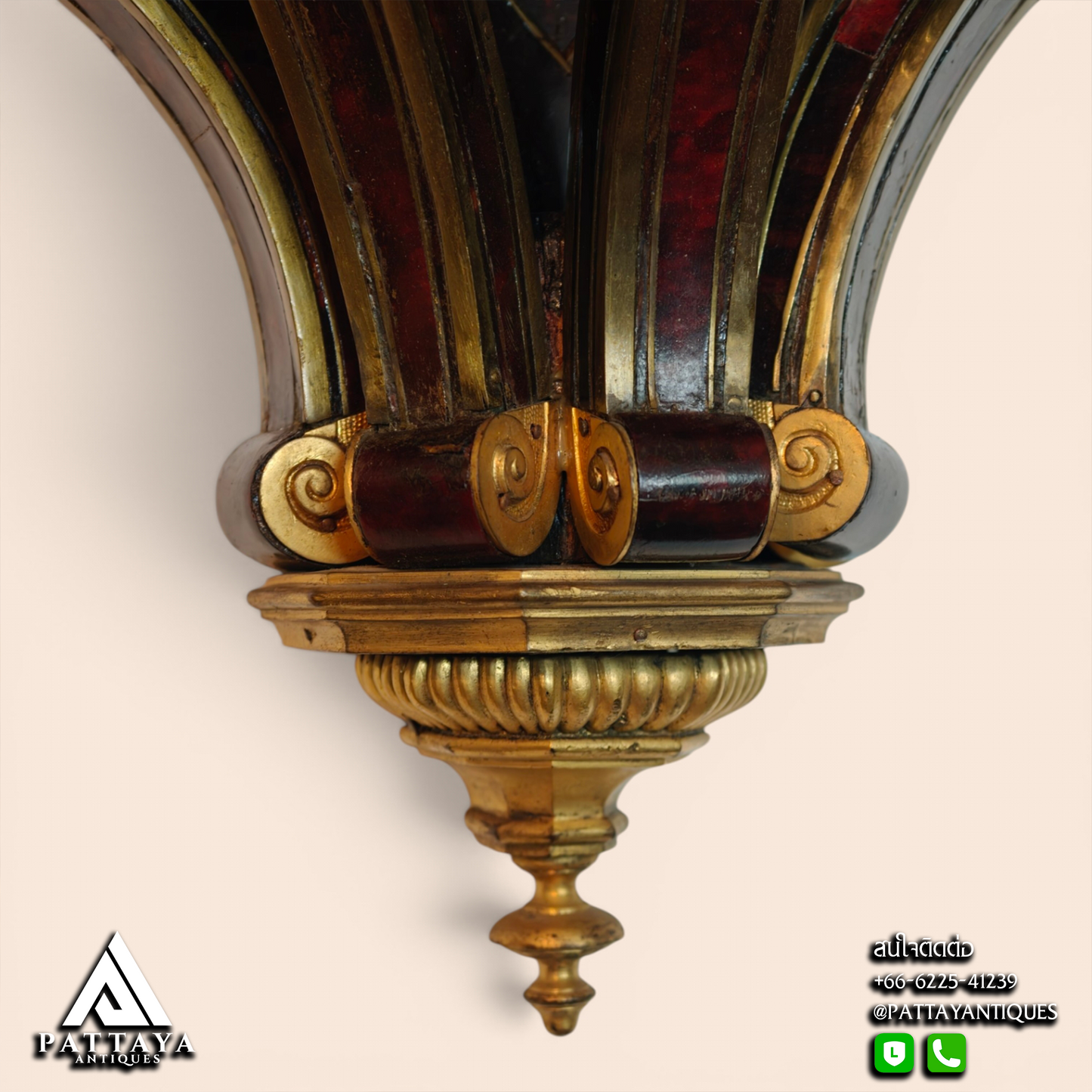 18th Century Large Boulle Cartel Wall Clock By Jacques Cogniet (Paris)