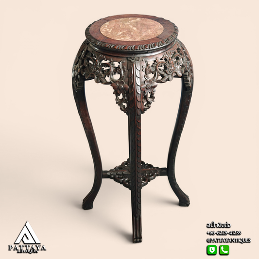19th Century Chinese Hardwood Stand