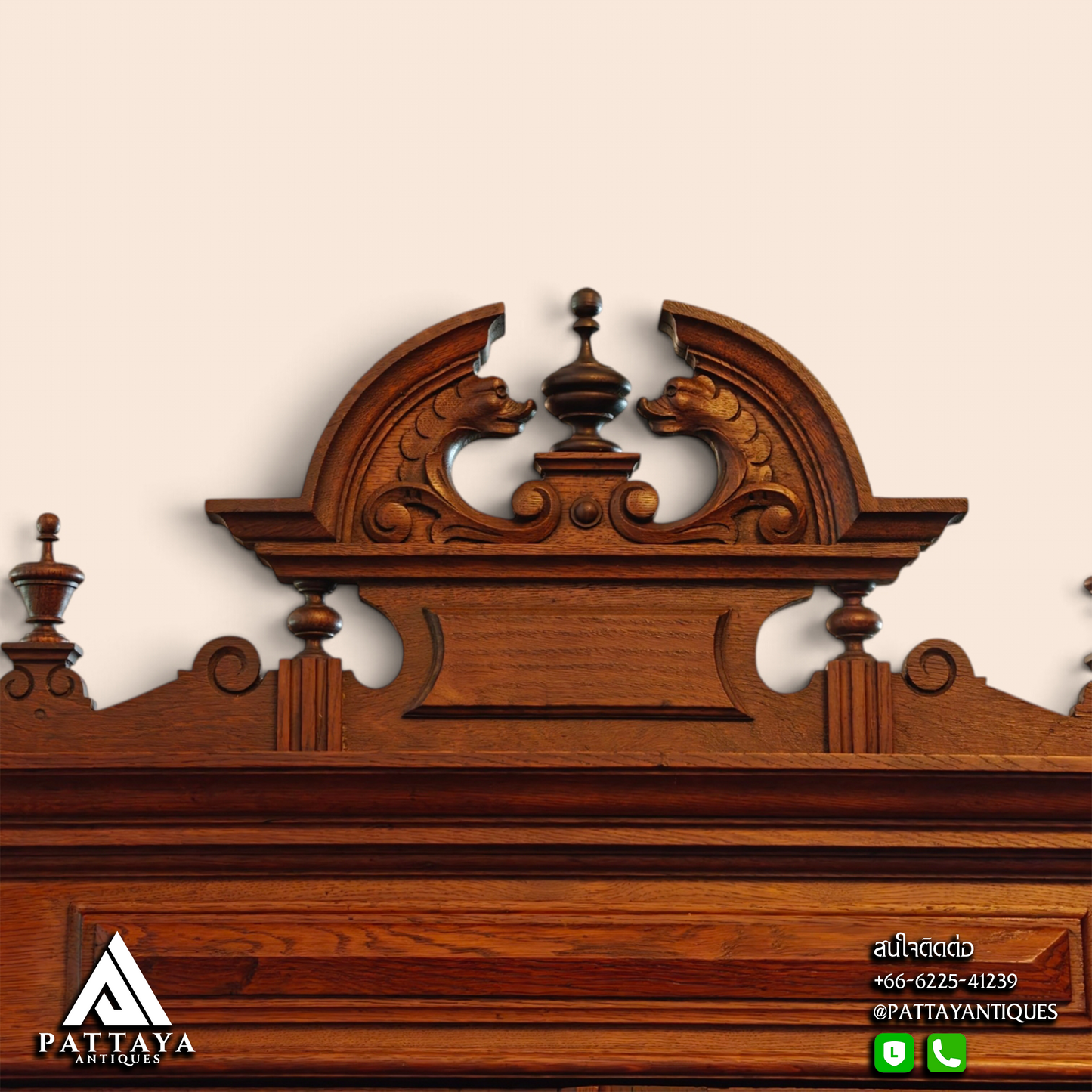 19th Century French Bureau with Vitrine Display Cabinet