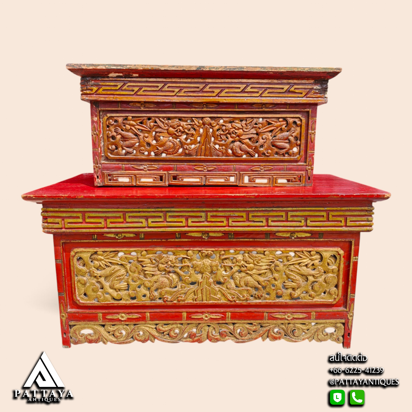 19th Century Foldable Altar Tables