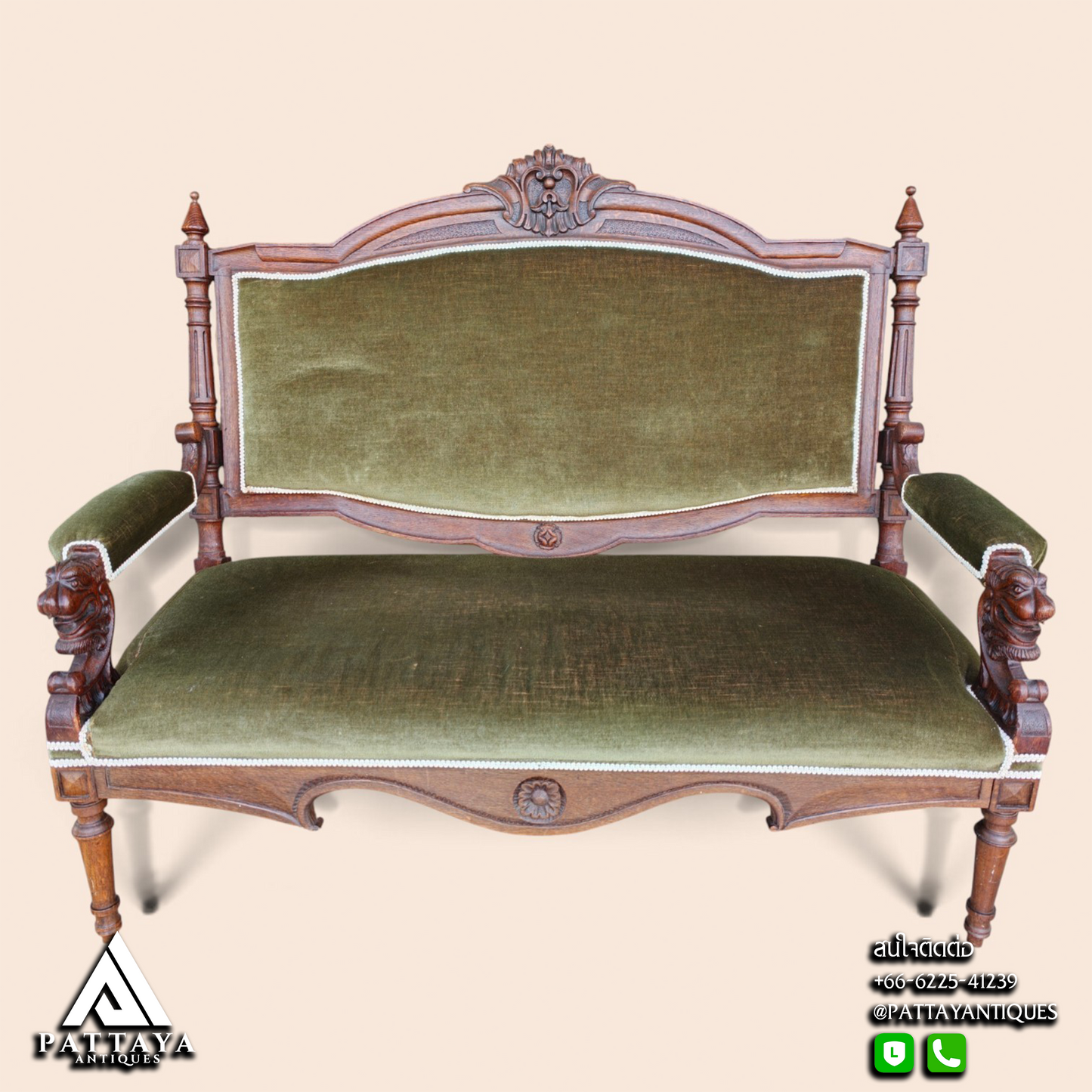 19th Century Renaissance Sofa