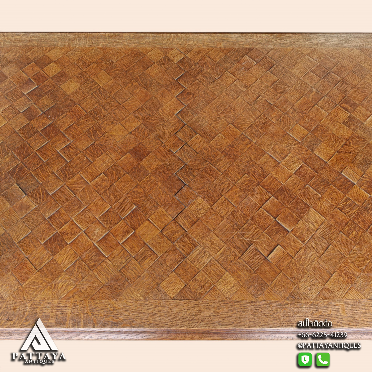 Antique Renaissance Style Oak Dining Table