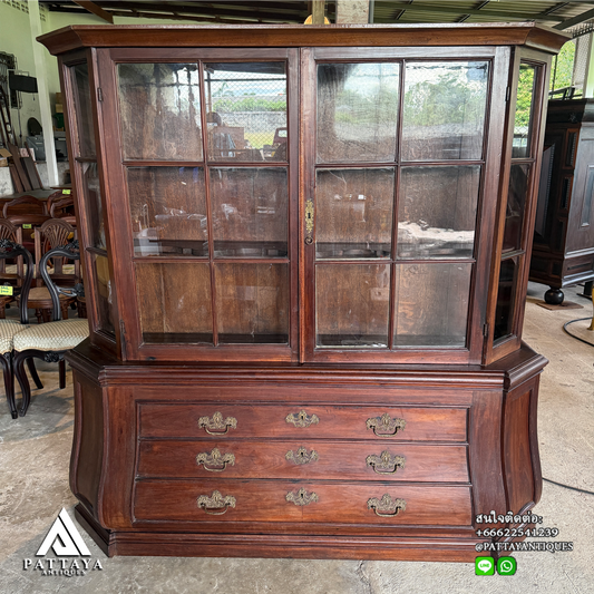 Antique Dutch display cabinet 19th century