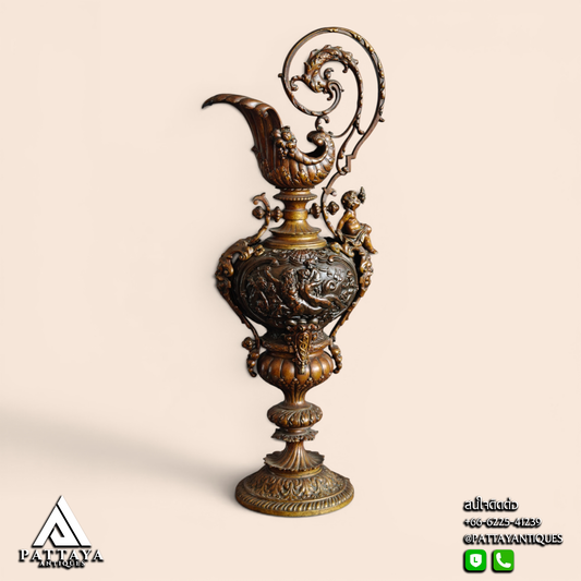 19th Century Bronze French Renaissance Style Ewer