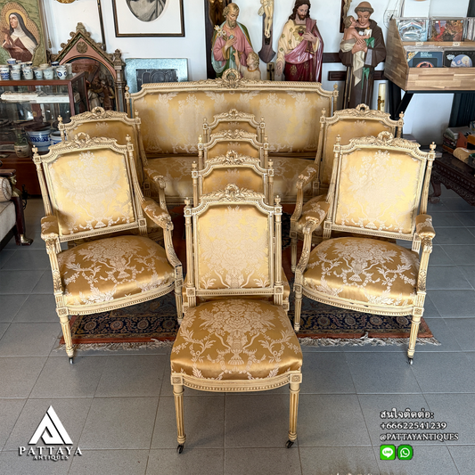 Antique French Louis XVI Salon set