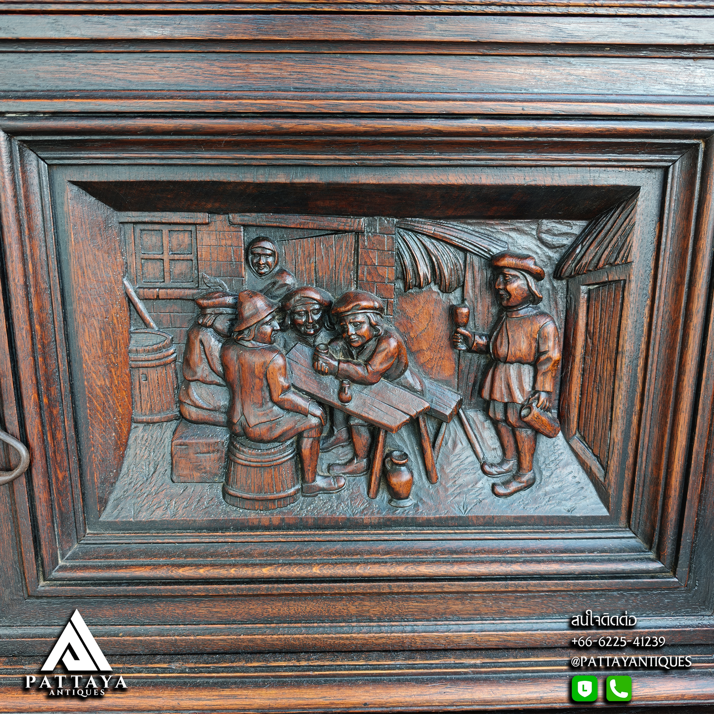 Antique Baroque Style Sideboard