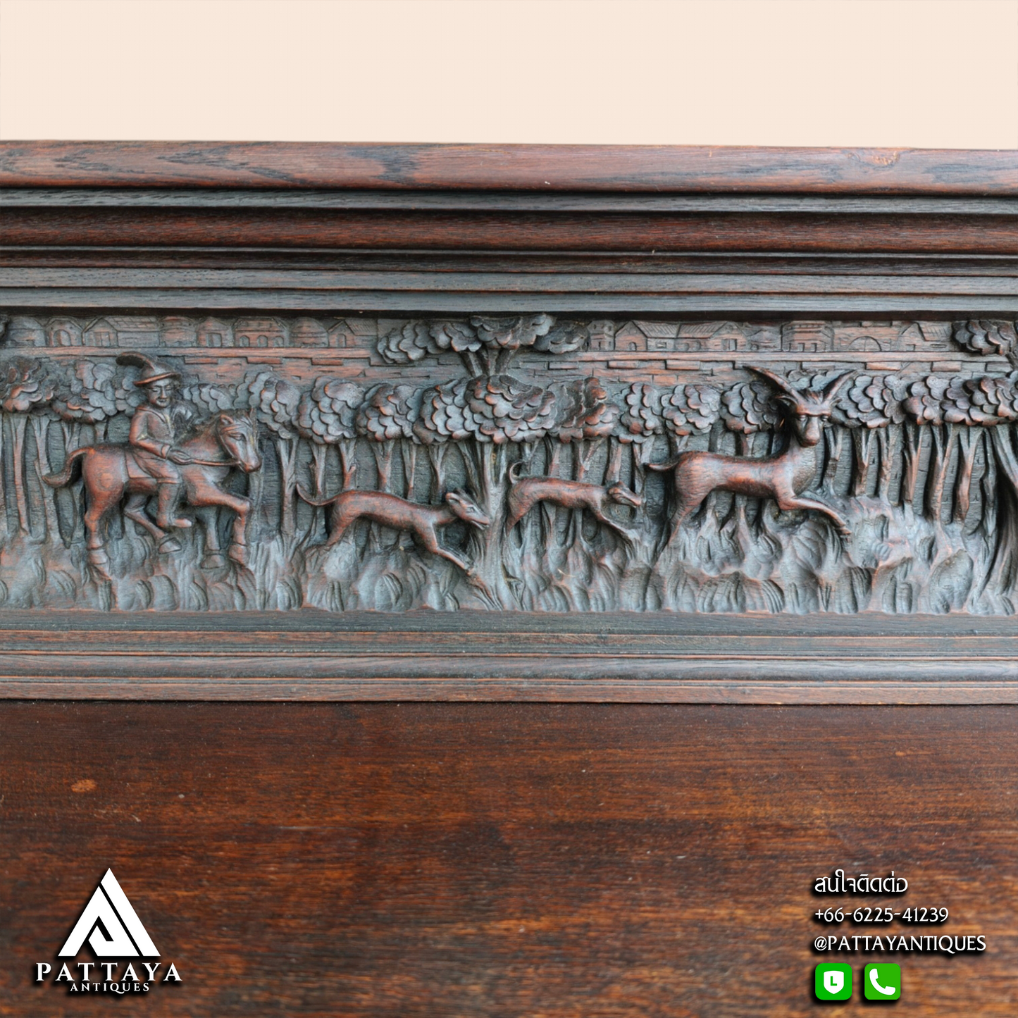 Antique Baroque Style Sideboard